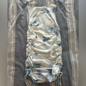 Vero Moda blue and white tie dye dress